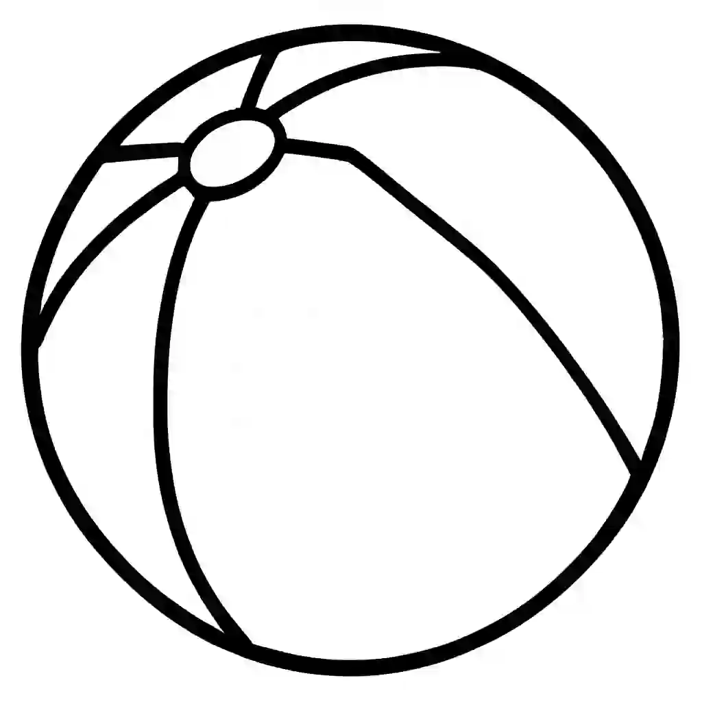 Beach Ball coloring pages